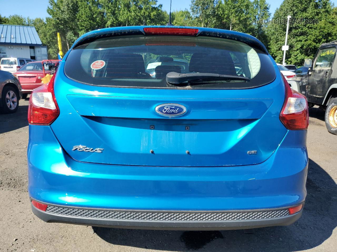 2014 Ford Focus Se Синий vin: 1FADP3K29EL179261