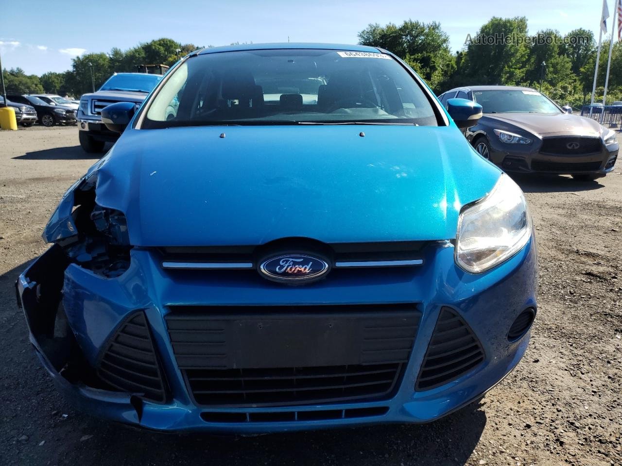 2014 Ford Focus Se Синий vin: 1FADP3K29EL179261