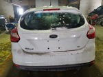 2014 Ford Focus Se White vin: 1FADP3K29EL335976