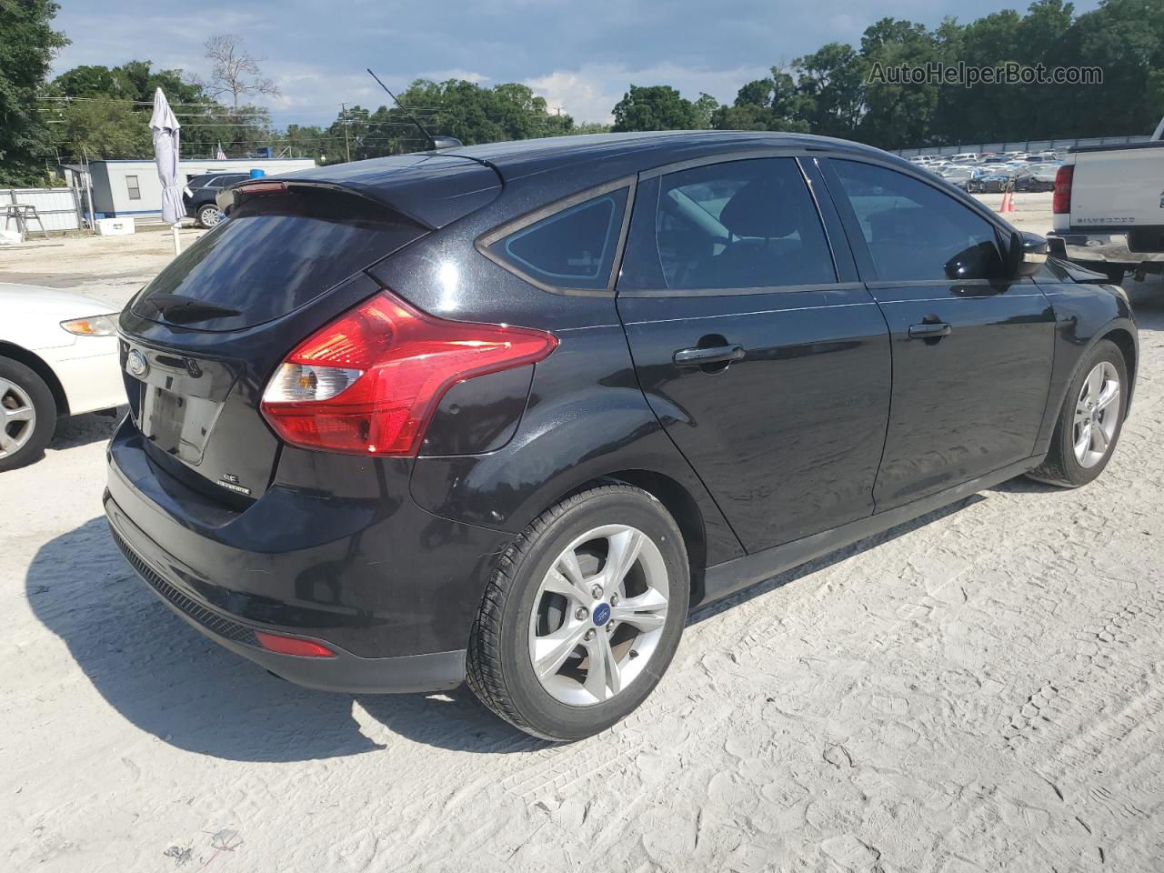 2014 Ford Focus Se Black vin: 1FADP3K29EL360215