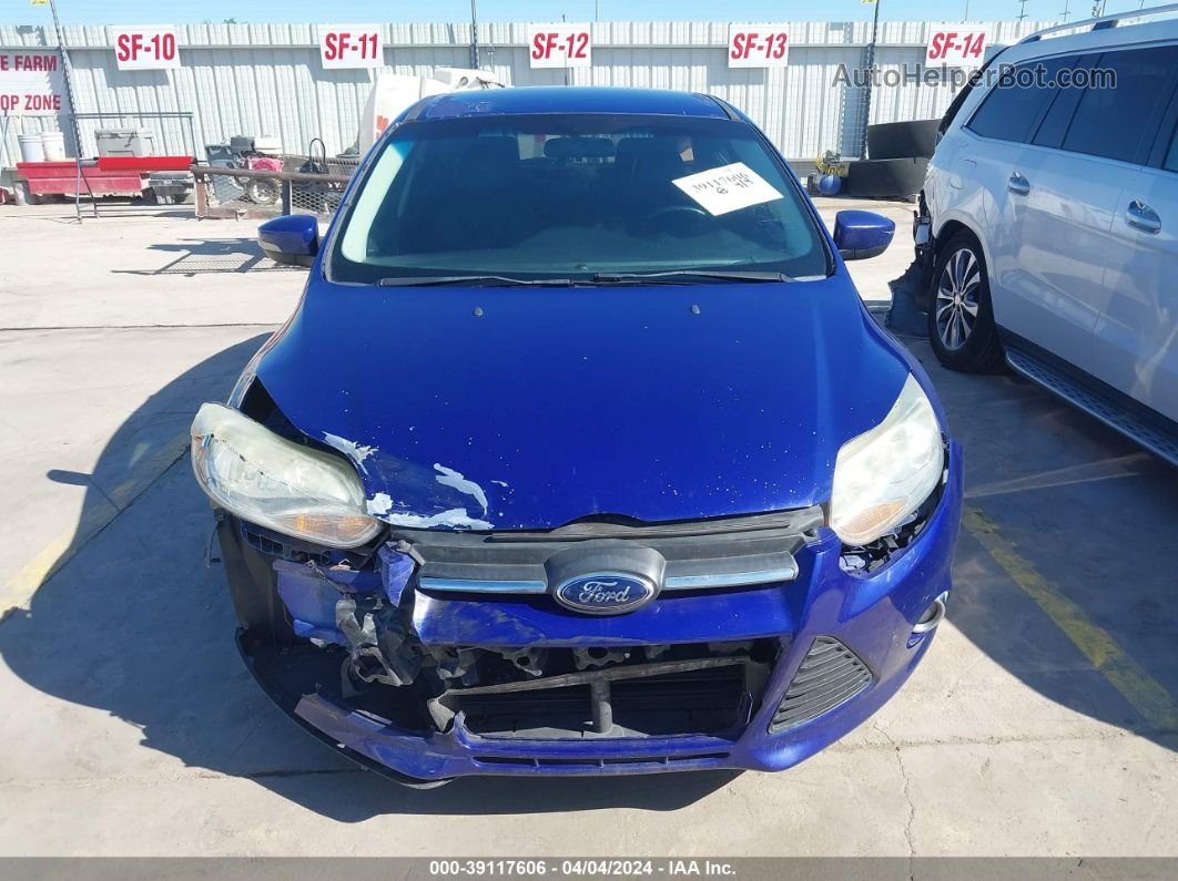 2014 Ford Focus Se Синий vin: 1FADP3K29EL362577