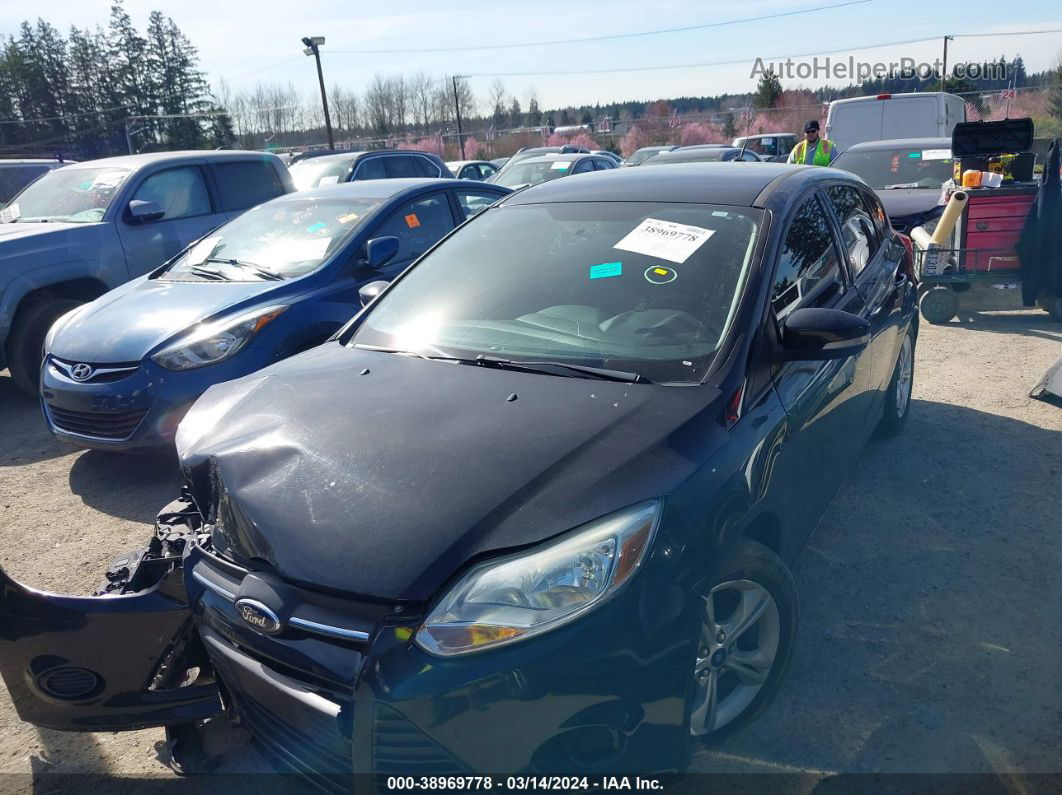 2014 Ford Focus Se Black vin: 1FADP3K29EL408022