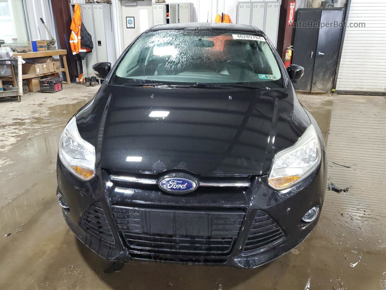 2014 Ford Focus Se Черный vin: 1FADP3K29EL411289