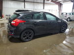 2014 Ford Focus Se Black vin: 1FADP3K29EL411289