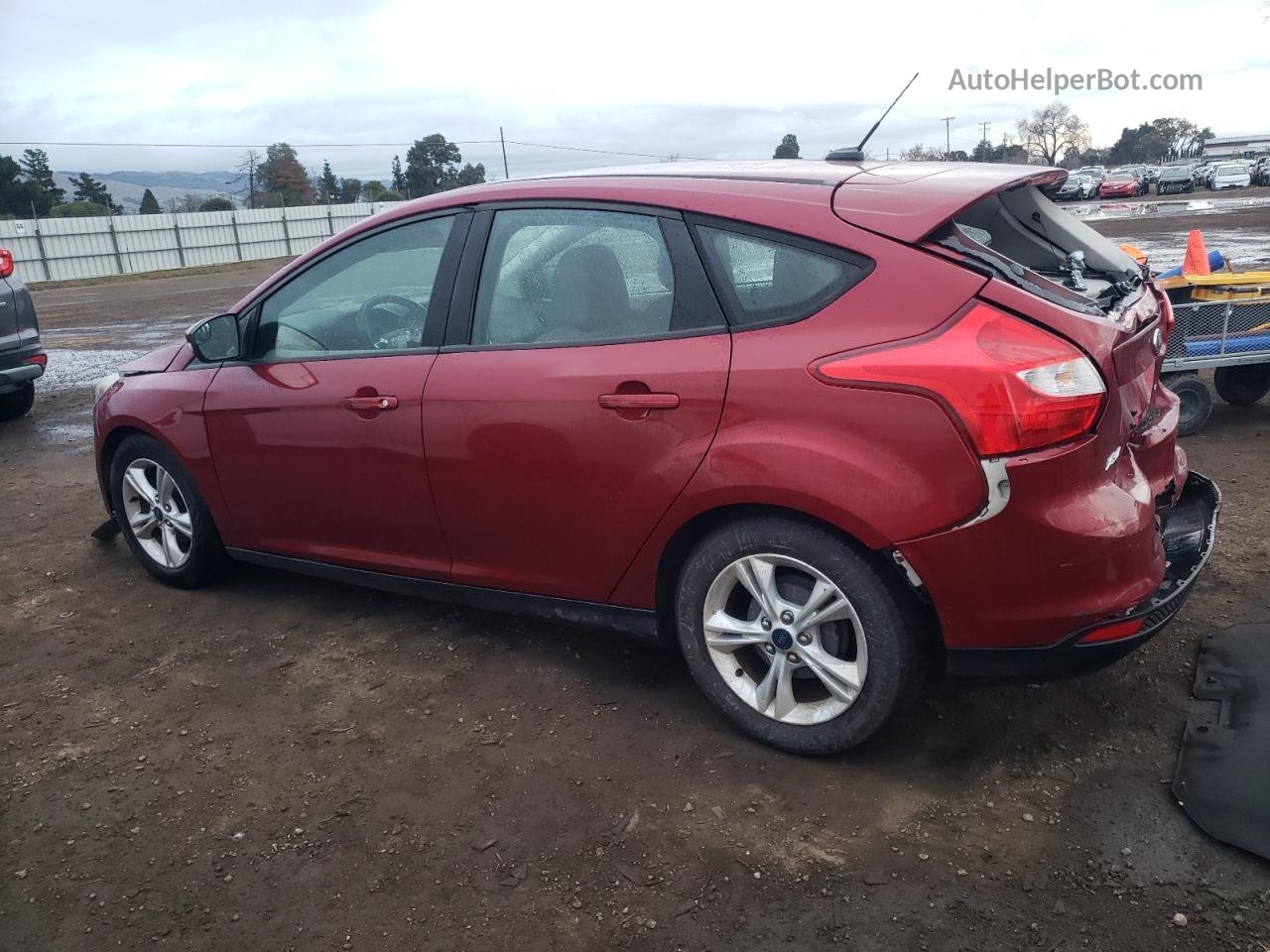 2014 Ford Focus Se Red vin: 1FADP3K29EL442770