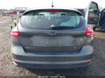 2015 Ford Focus Se Gray vin: 1FADP3K29FL217377