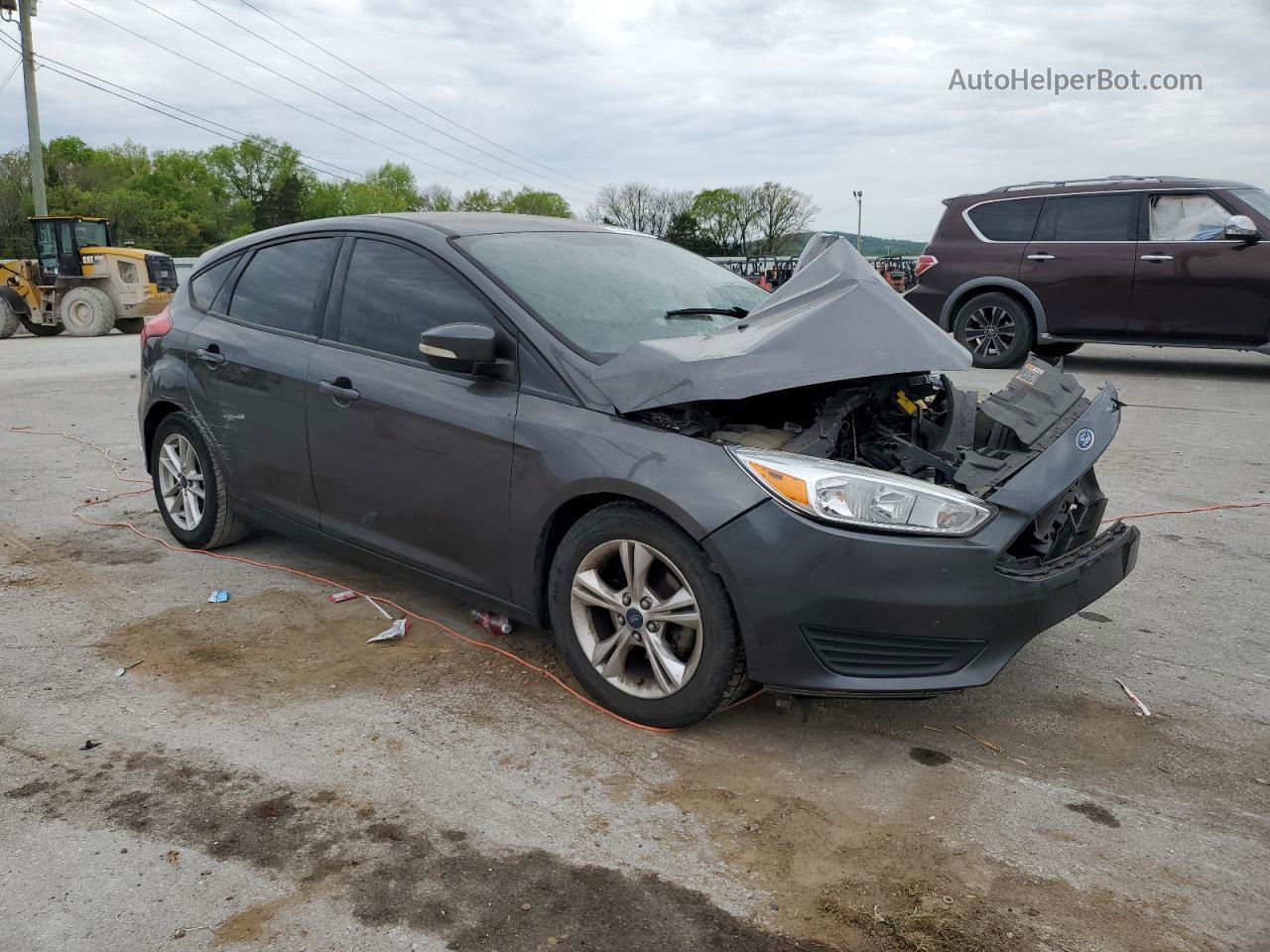 2015 Ford Focus Se Угольный vin: 1FADP3K29FL382300