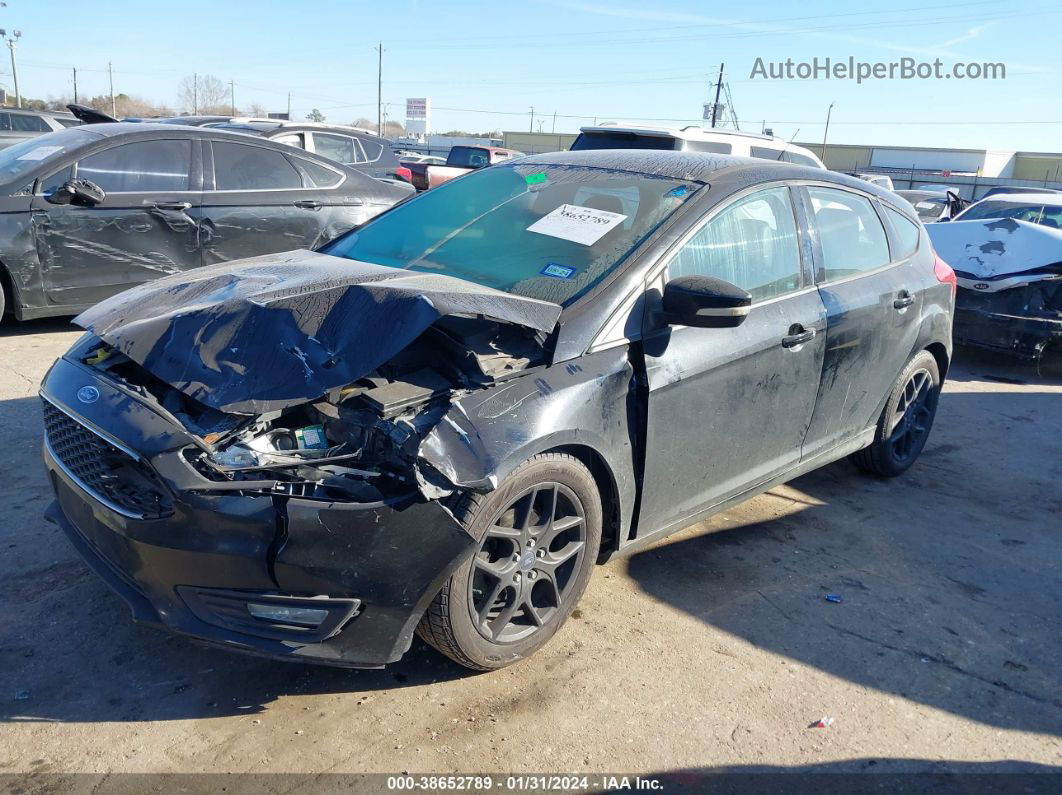 2016 Ford Focus Se Black vin: 1FADP3K29GL339805