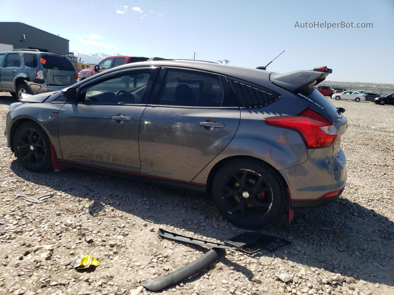 2013 Ford Focus Se Gray vin: 1FADP3K2XDL135915