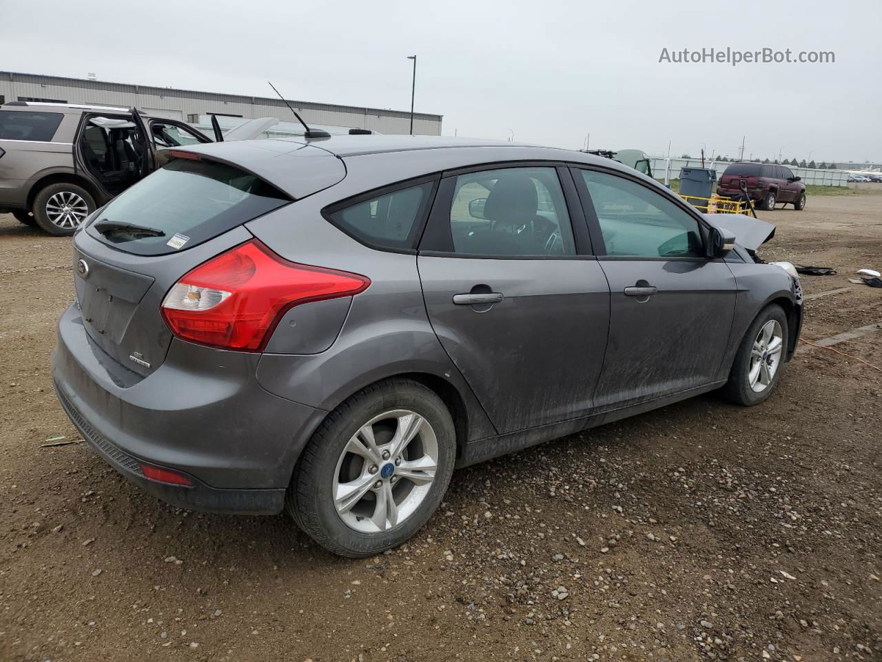 2013 Ford Focus Se Gray vin: 1FADP3K2XDL145084