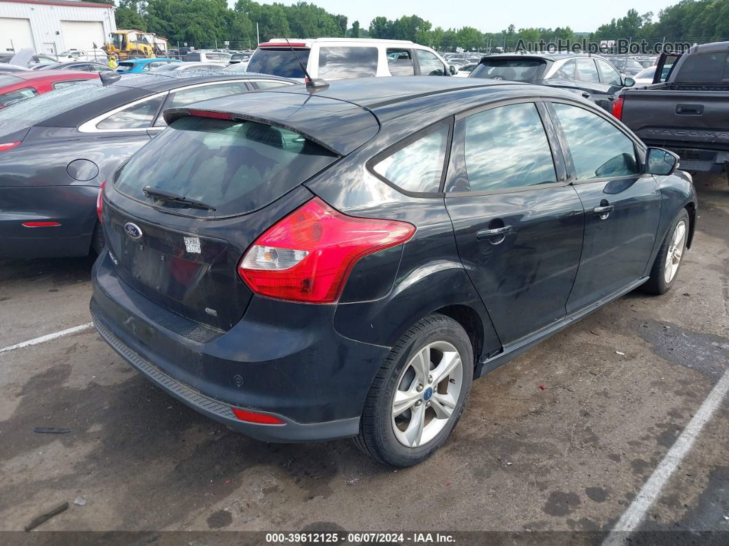 2013 Ford Focus Se Black vin: 1FADP3K2XDL145120