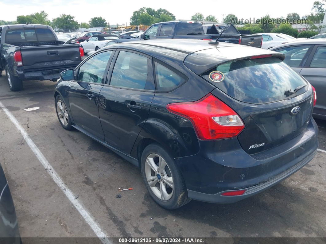 2013 Ford Focus Se Black vin: 1FADP3K2XDL145120