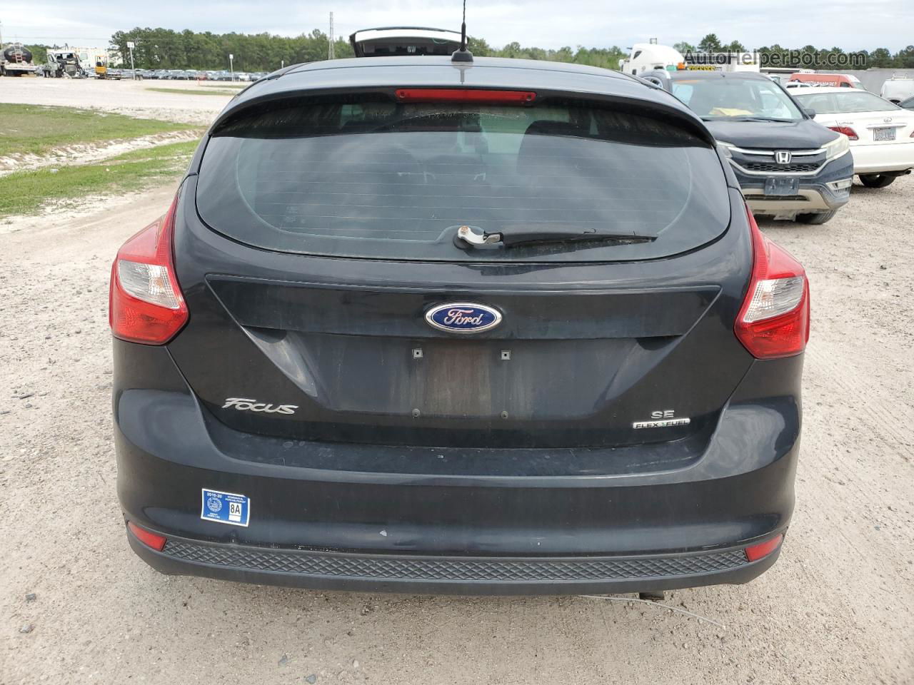 2013 Ford Focus Se Black vin: 1FADP3K2XDL276564