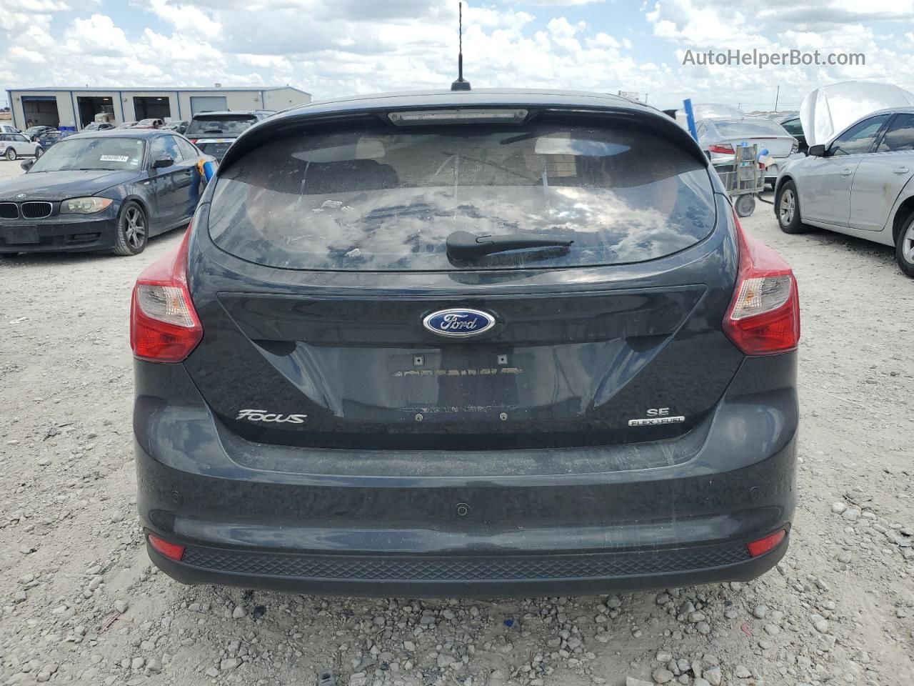 2013 Ford Focus Se Black vin: 1FADP3K2XDL307196