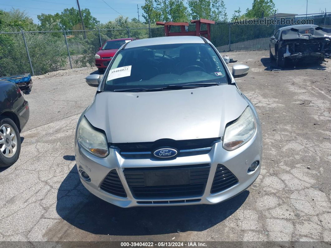 2014 Ford Focus Se Silver vin: 1FADP3K2XEL116055