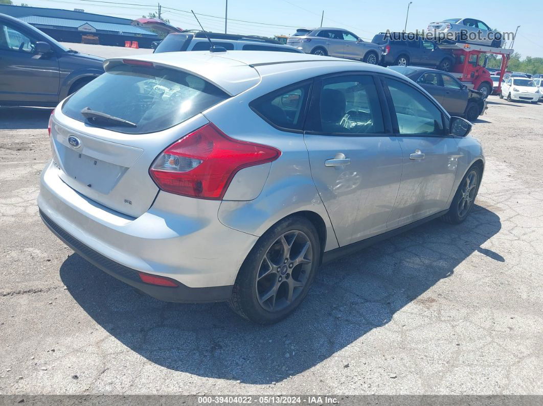 2014 Ford Focus Se Silver vin: 1FADP3K2XEL116055