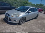 2014 Ford Focus Se Silver vin: 1FADP3K2XEL116055