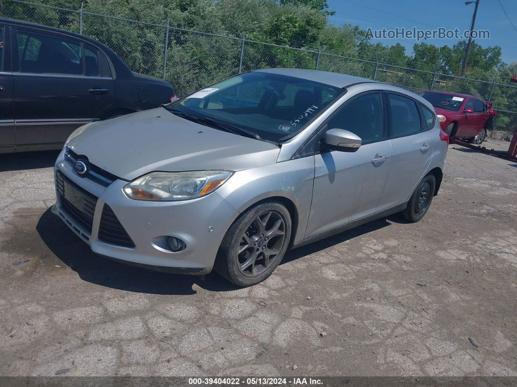 2014 Ford Focus Se Silver vin: 1FADP3K2XEL116055