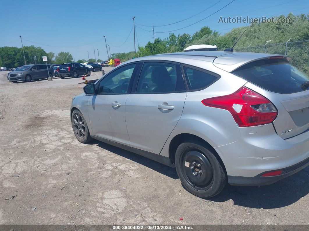 2014 Ford Focus Se Silver vin: 1FADP3K2XEL116055