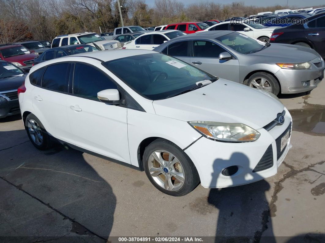 2014 Ford Focus Se White vin: 1FADP3K2XEL119201