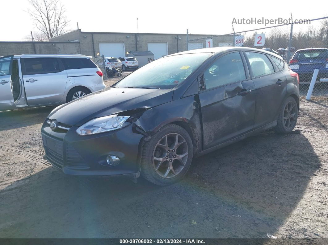 2014 Ford Focus Se Black vin: 1FADP3K2XEL201932