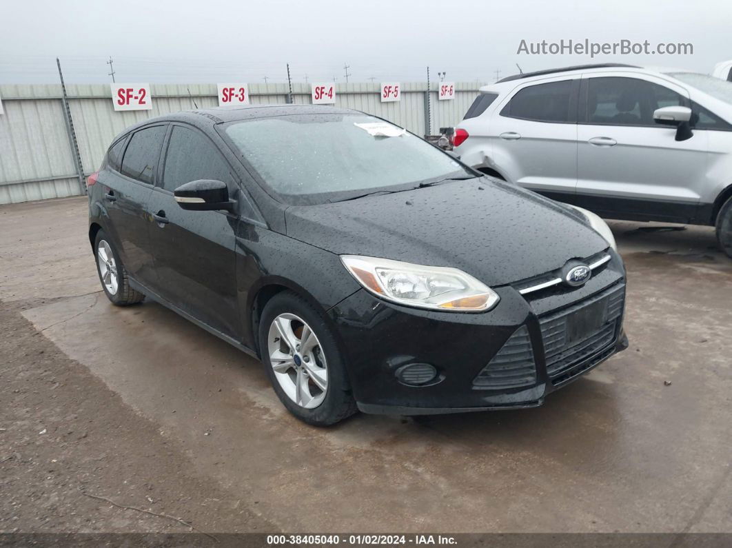 2014 Ford Focus Se Black vin: 1FADP3K2XEL335579