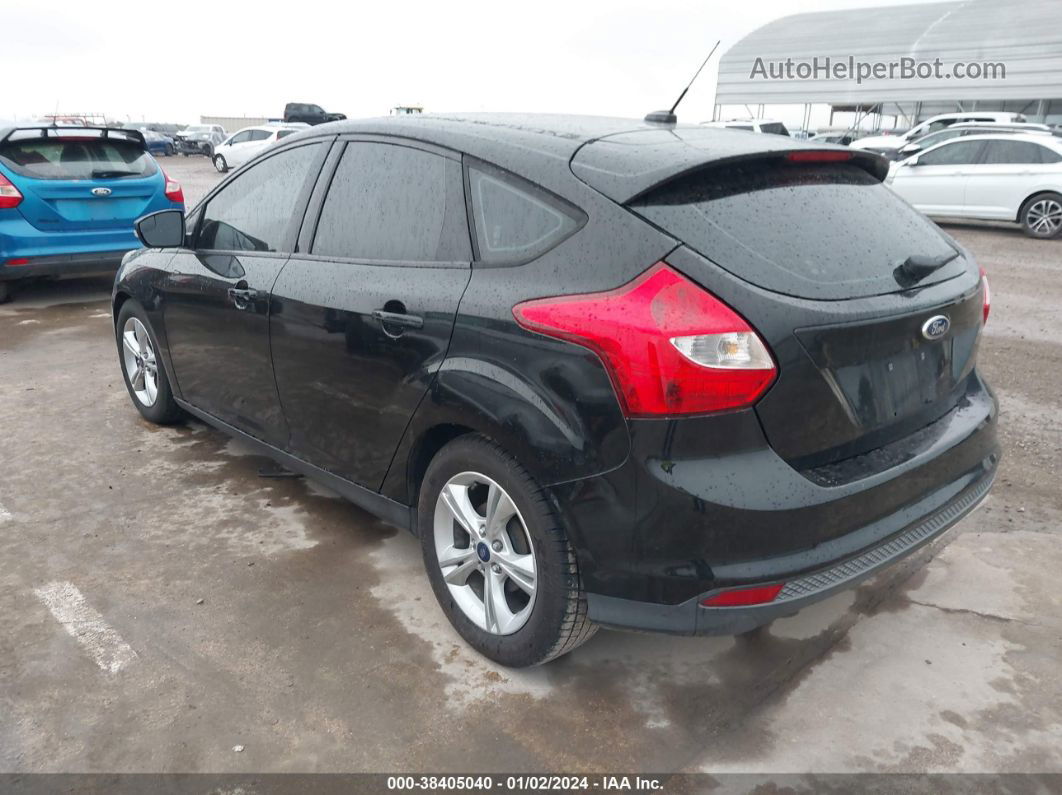 2014 Ford Focus Se Black vin: 1FADP3K2XEL335579