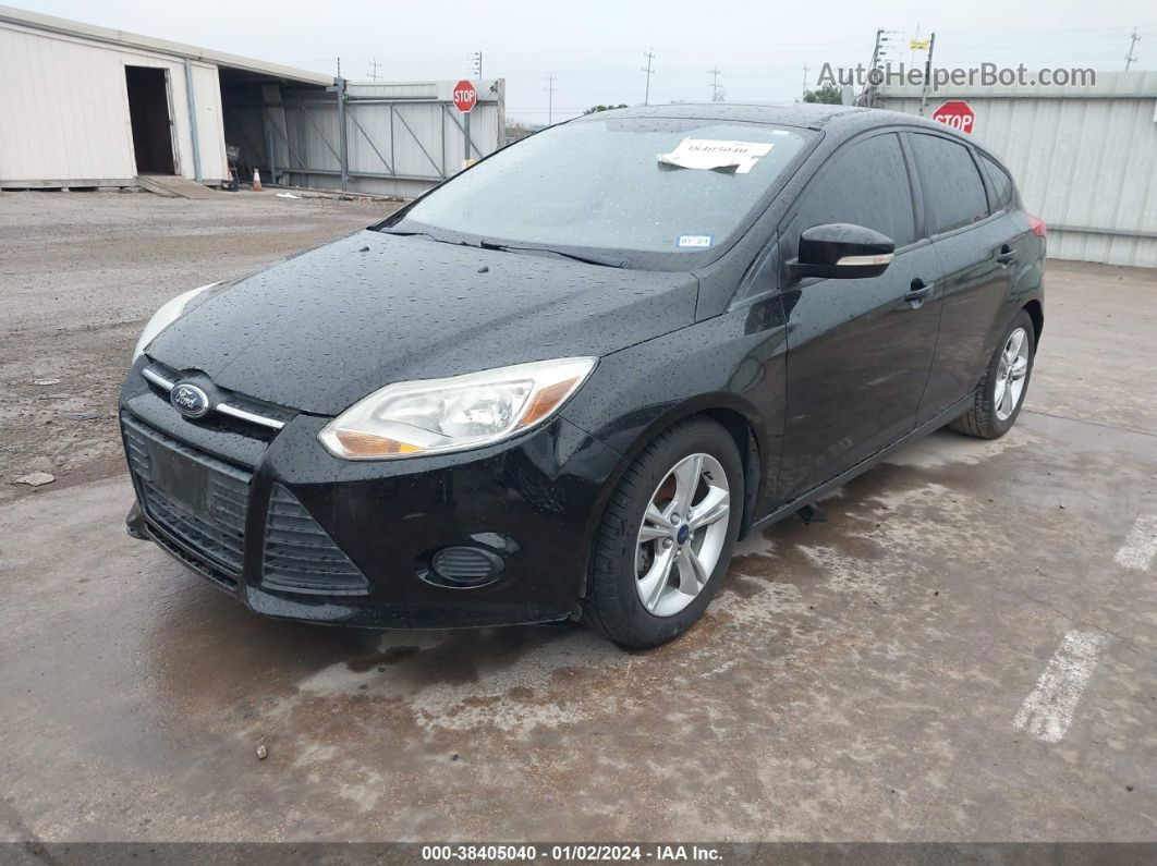 2014 Ford Focus Se Black vin: 1FADP3K2XEL335579