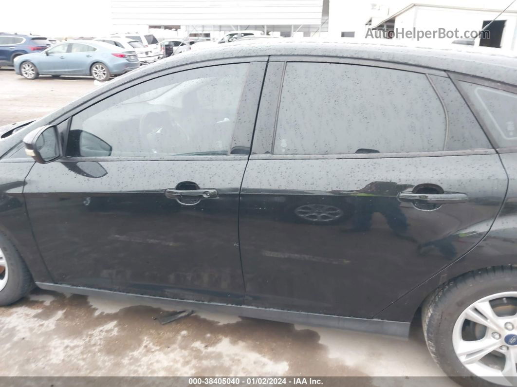 2014 Ford Focus Se Black vin: 1FADP3K2XEL335579