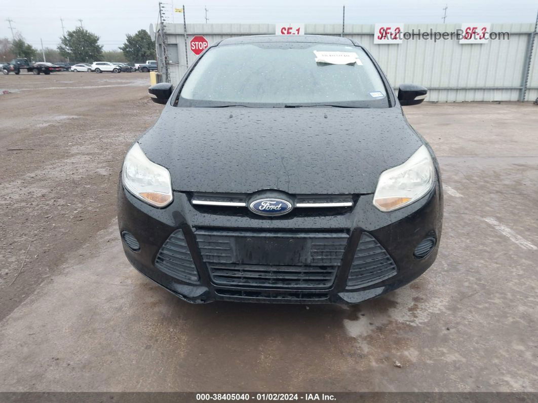 2014 Ford Focus Se Black vin: 1FADP3K2XEL335579