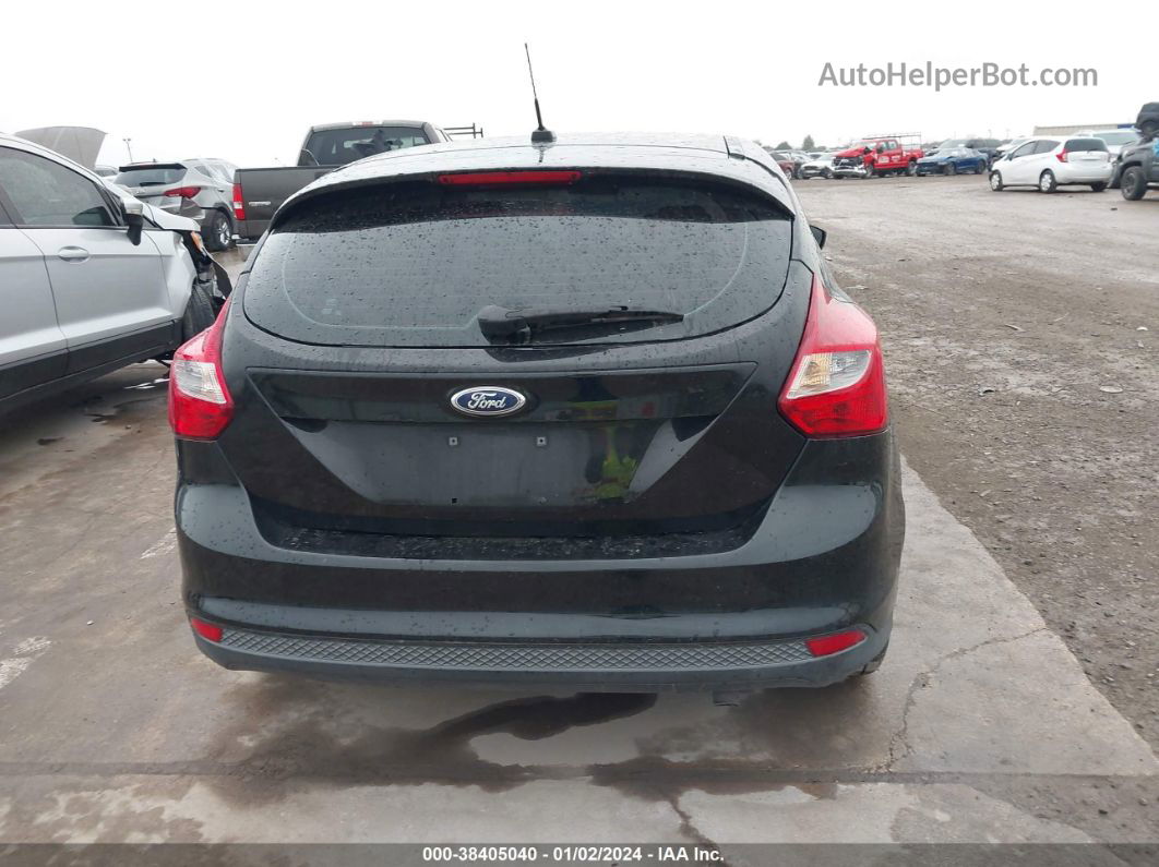 2014 Ford Focus Se Black vin: 1FADP3K2XEL335579