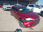2014 Ford Focus Se Red vin: 1FADP3K2XEL398584