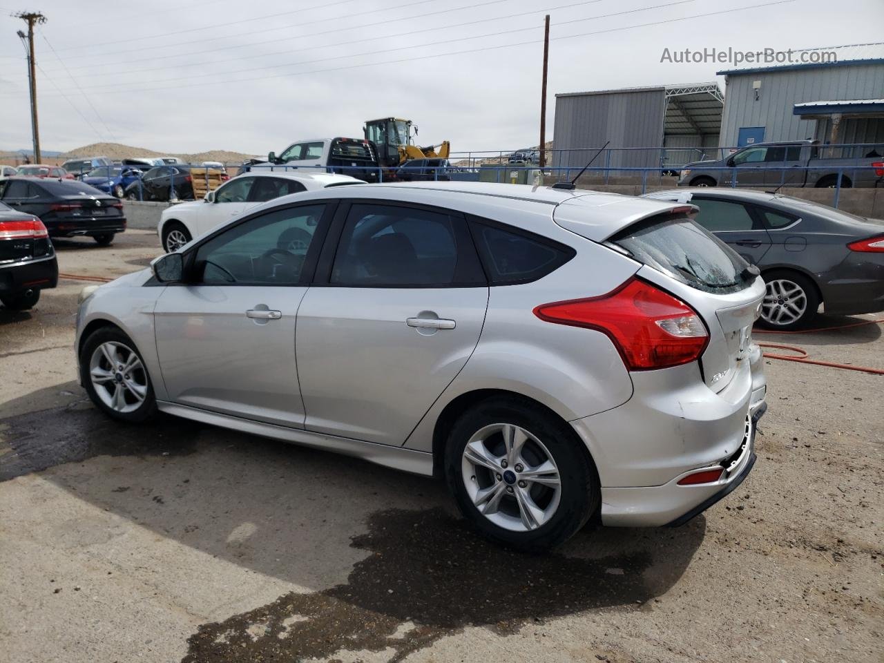 2014 Ford Focus Se Silver vin: 1FADP3K2XEL432734