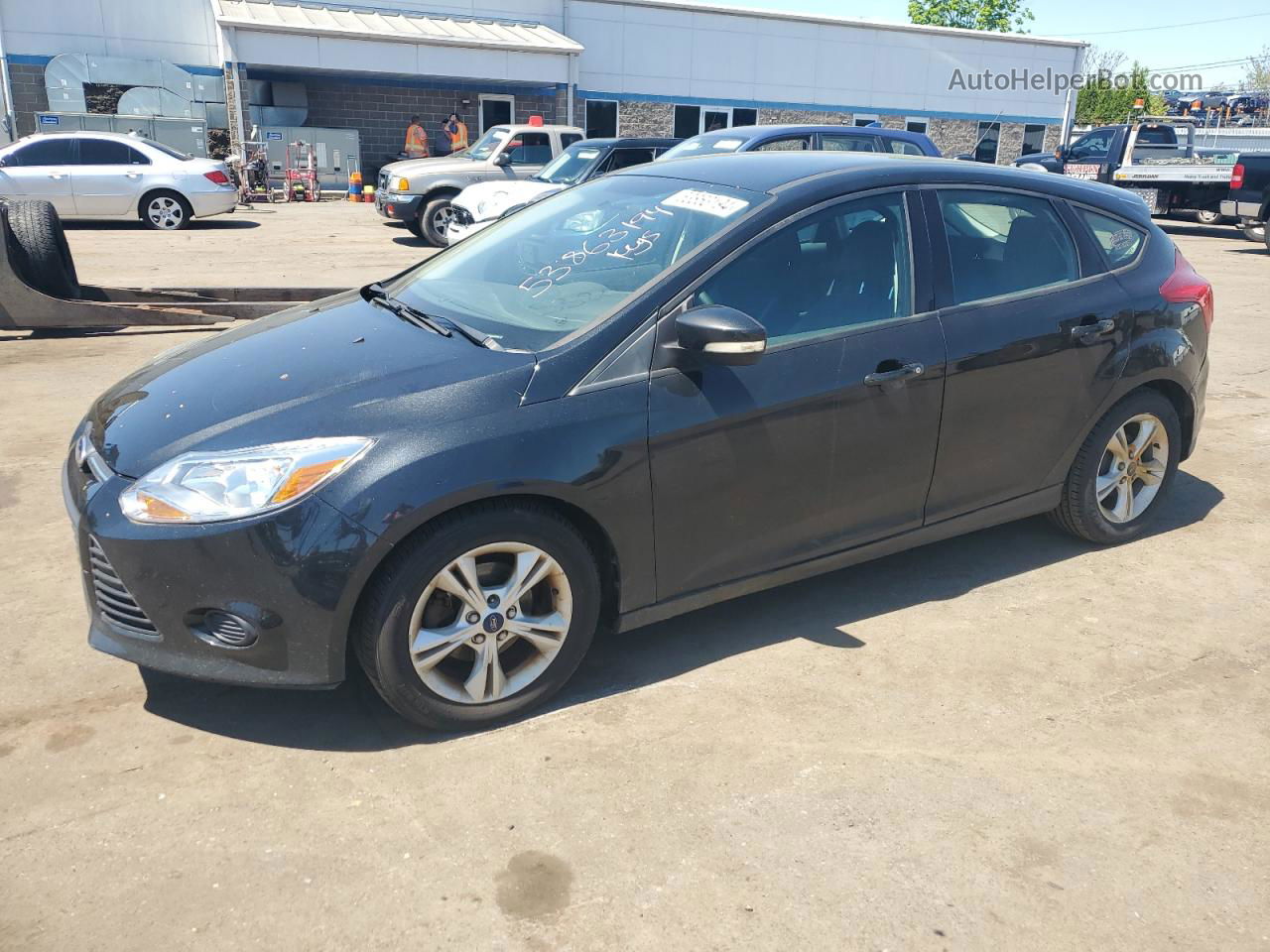 2014 Ford Focus Se Черный vin: 1FADP3K2XEL445936