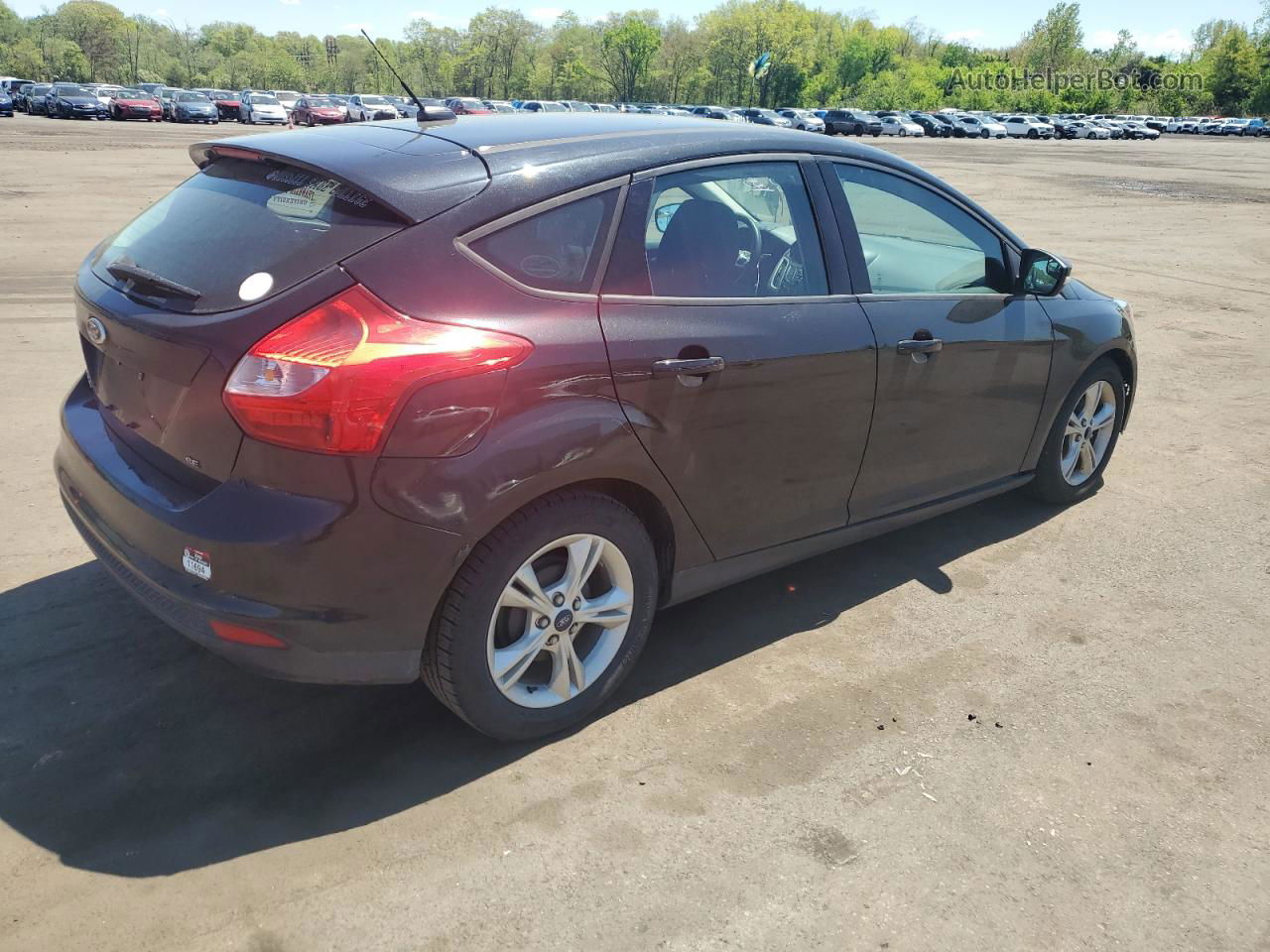 2014 Ford Focus Se Черный vin: 1FADP3K2XEL445936