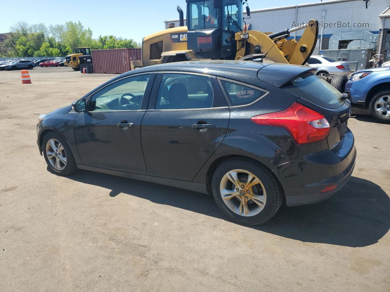 2014 Ford Focus Se Black vin: 1FADP3K2XEL445936