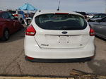 2015 Ford Focus Se White vin: 1FADP3K2XFL283419