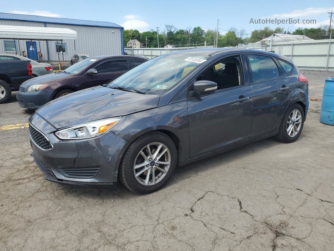 2015 Ford Focus Se Черный vin: 1FADP3KE4FL213098