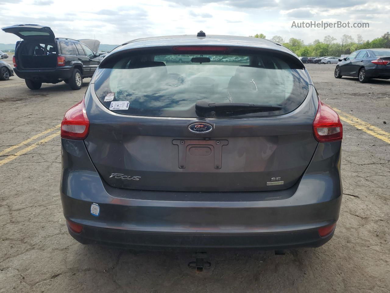 2015 Ford Focus Se Black vin: 1FADP3KE4FL213098