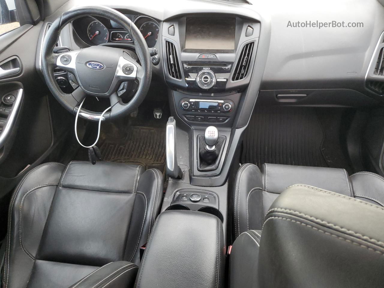 2013 Ford Focus St Белый vin: 1FADP3L90DL249191