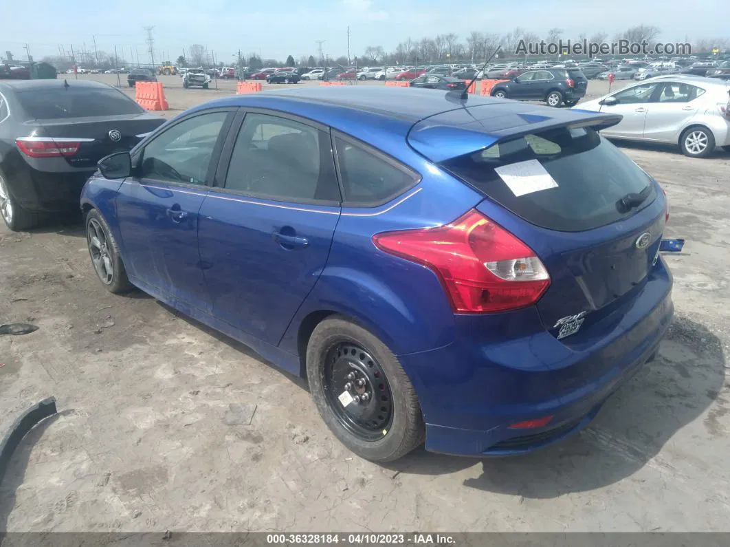 2014 Ford Focus St Синий vin: 1FADP3L90EL286369