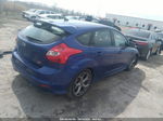 2014 Ford Focus St Синий vin: 1FADP3L90EL286369