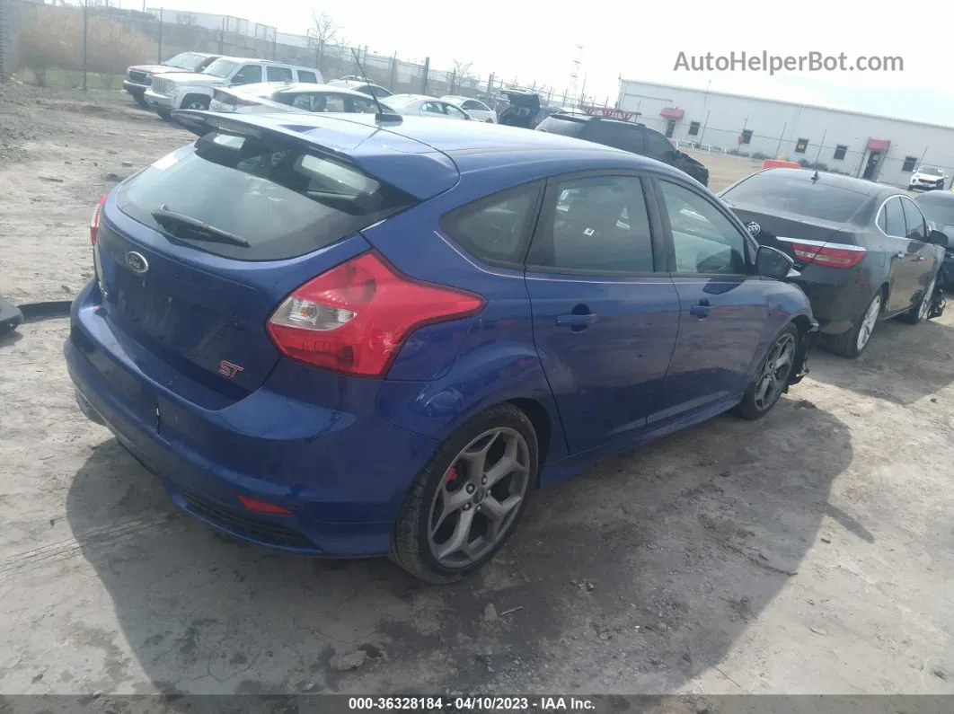 2014 Ford Focus St Синий vin: 1FADP3L90EL286369