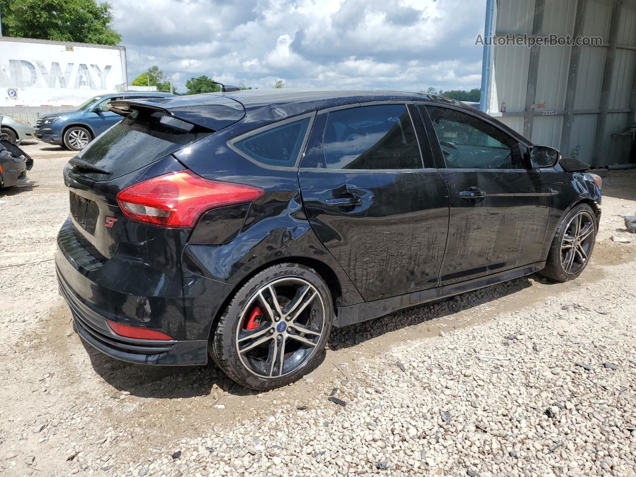 2016 Ford Focus St Black vin: 1FADP3L90GL219709