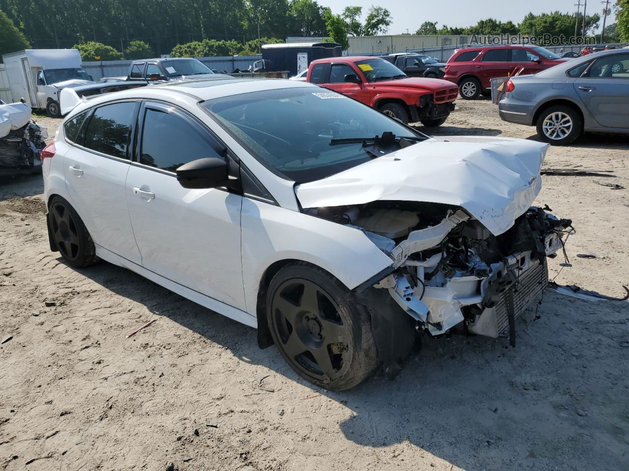 2017 Ford Focus St Белый vin: 1FADP3L90HL331573