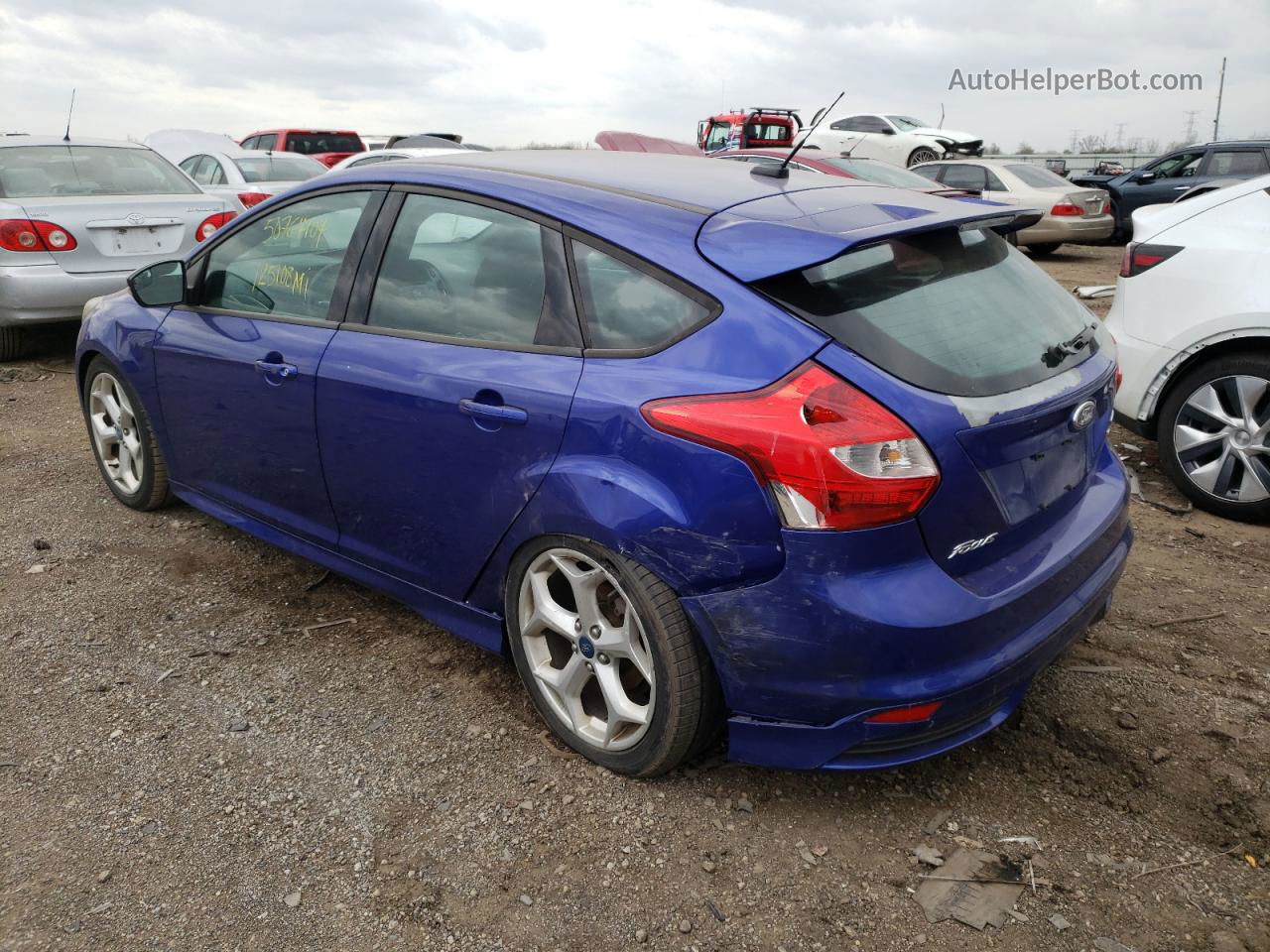 2013 Ford Focus St Blue vin: 1FADP3L92DL144958