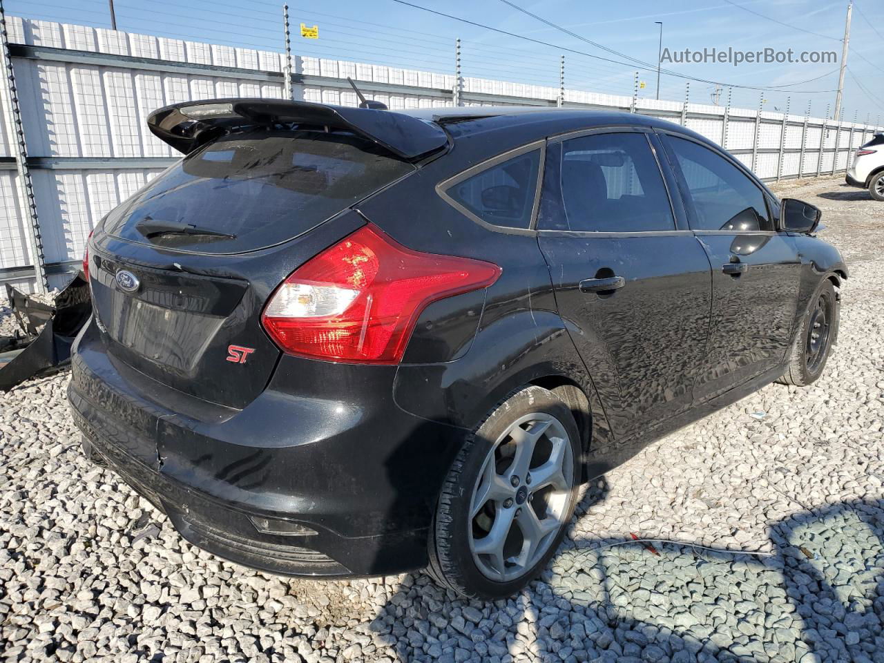 2014 Ford Focus St Black vin: 1FADP3L92EL316486