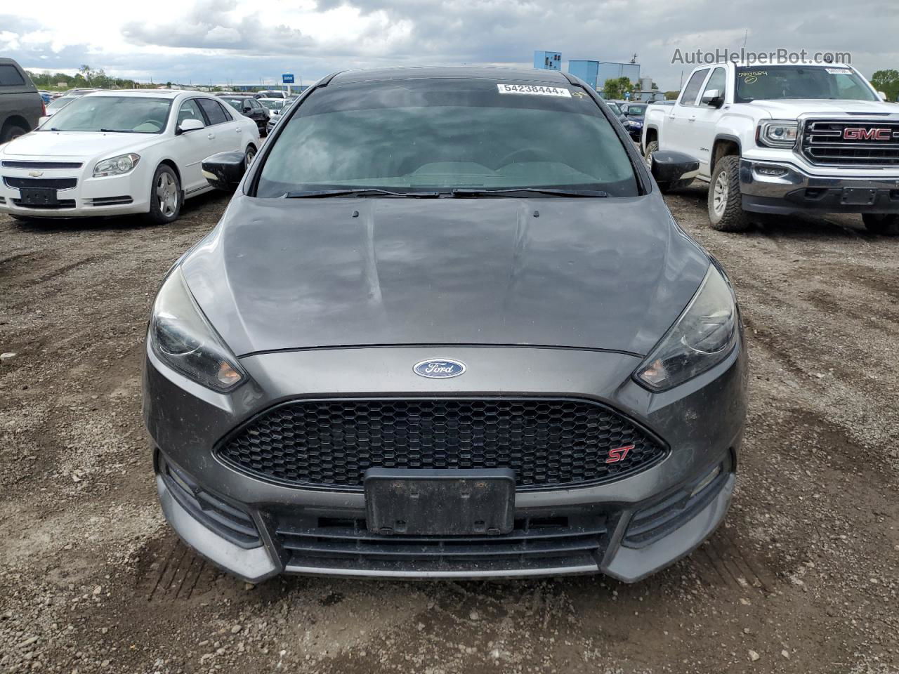 2016 Ford Focus St Gray vin: 1FADP3L92GL212518