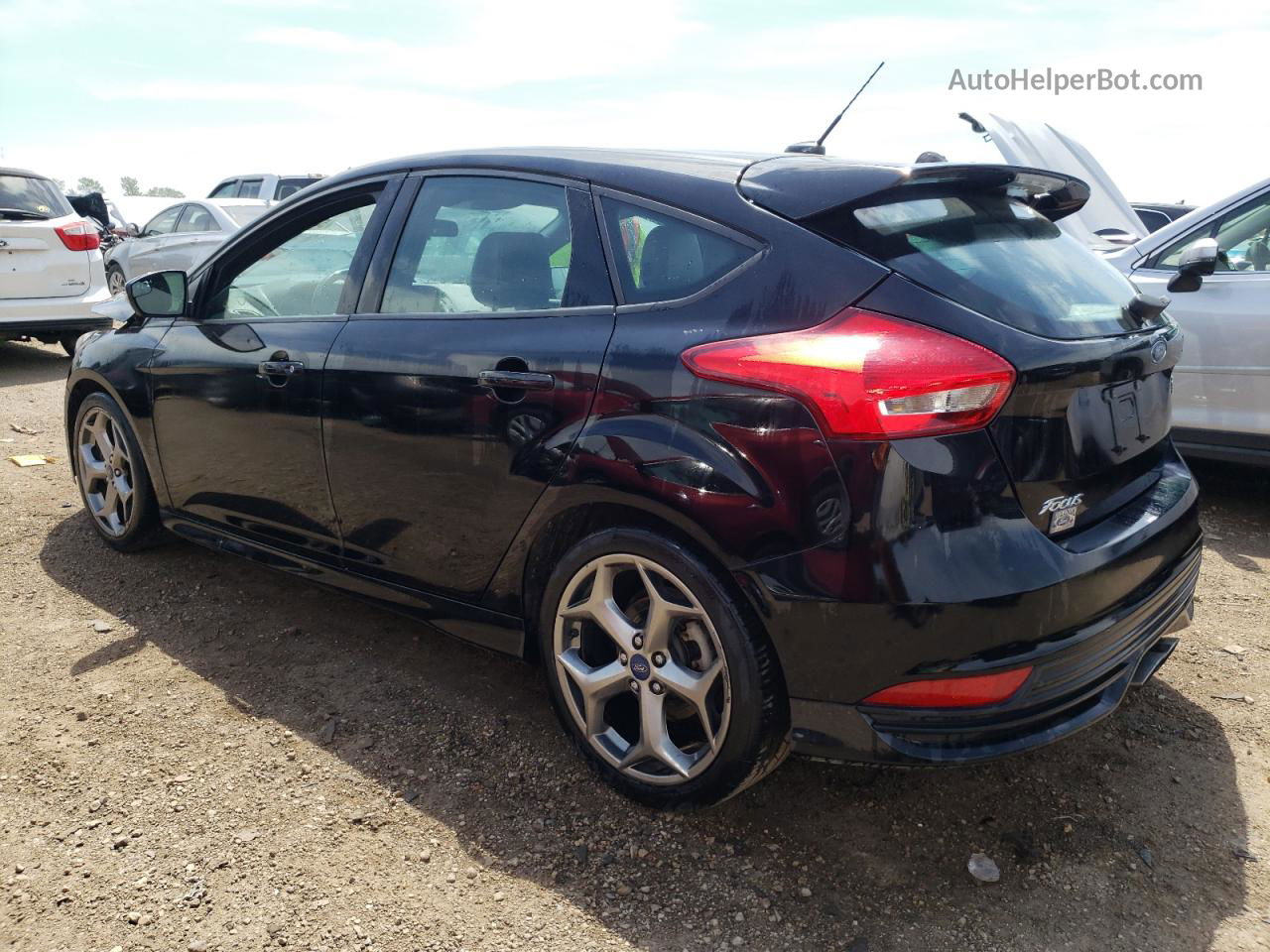 2018 Ford Focus St Black vin: 1FADP3L92JL213336