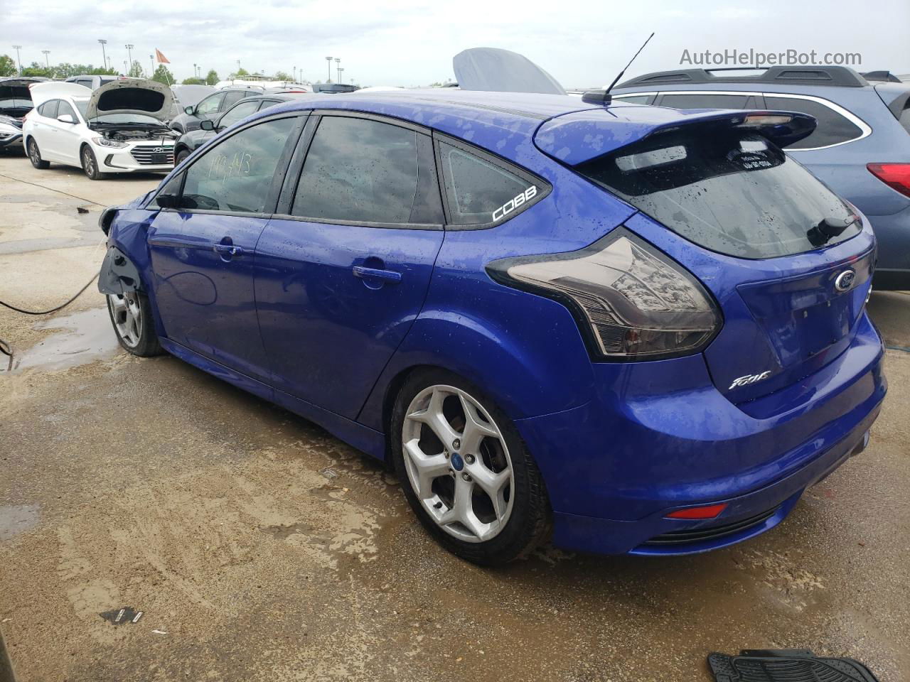 2013 Ford Focus St Синий vin: 1FADP3L93DL262968